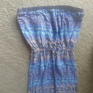 Strapless maxi sundress